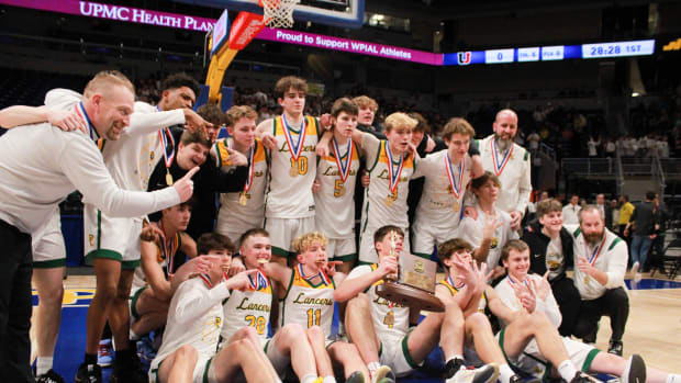 Deer Lakes boys basketball WPAIL champs